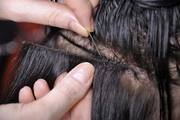 наращивание волос методом вшивания тресс