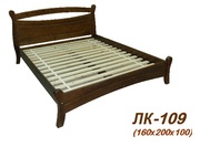 Кровать,  деревянная,  Лк- 109,  Скиф,  из массива хвойных пород деревьев