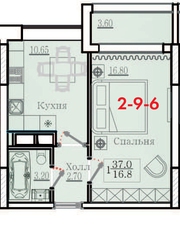 1-но квартира в ЖК «Пятнадцатая Жемчужина» от KADORR Group в Одессе