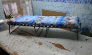 Раскладная кровать на ламелях  