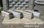Декоративные блоки на забор размер 400х200х120 Одесса